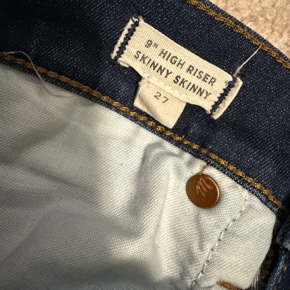 Madewell Skinny High rise jeans size 27 - Picture 2 of 6